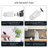 Andeman Andeman Akku-Handstaubsauger, 120W Wirless Handsauger 8000Pa Fur Auto Hause  Беспроводной ручной пылесос Andeman, беспроводной ручной пылесос мощностью 120 Вт, 8000 Па, для дома в машине