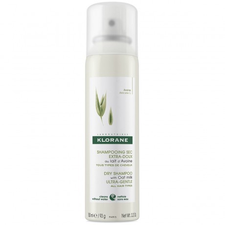 Klorane Trockenshampoo mit Hafermilch ungetont  Сухой шампунь с овсяным молочком без тона