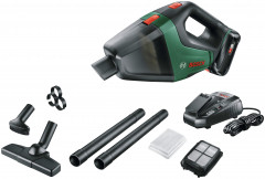 Bosch Home &amp; Garden Bosch Home  Garden Akku-Handstaubsauger UniversalVac 18, beutellos, inkl. Akku und Ladegerat, Masse: 335x100x175 mm  Беспроводной ручной пылесос Bosch Home Garden UniversalVac 18, без мешка, включая аккумулятор и зарядное устройство, р