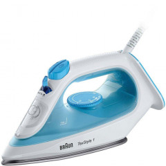 Braun Braun Dampfbugeleisen TexStyle 1 SI 1050 BL, 2000 W, mit SuperCeramic Bugelsohle, 2000 Watt, Blau  Паровой утюг Braun TexStyle 1 SI 1050 BL, 2000 Вт, с подошвой для утюга SuperCeramic, 2000 Вт, синий