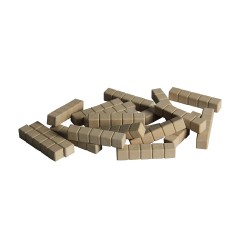 Wissner aktiv lernen Dienes Funferstabe naturfarben (20 Stuck) Диенес пятистиковый натуральный цвет (20 шт.)