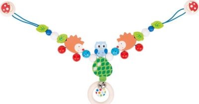 HEIMESS Kinderwagenkette Igel und Eule ежик и сова на коляске