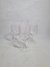 Набор бокалов винтажных Schott Zweisel / Glas Boutique с ложками, заводская упаковка, стекло, 3 шт., Германия, 13 см, 1970-80гг.