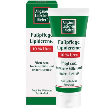 Allgauer Latschenkiefer ALLGAUER LATSCHENK. 10% Urea Fuss Lipidcreme  АЛЬГАУ ЛАЧЕНК. 10% липидный крем для ног с мочевиной