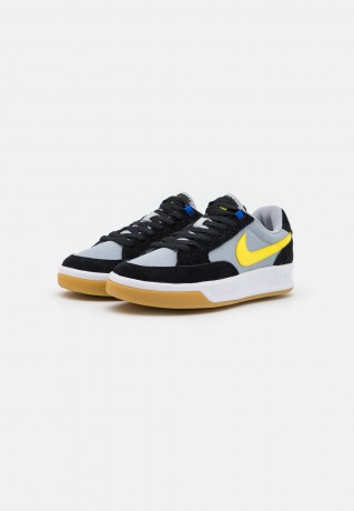 Nike SB ADVERSARY UNISEX Sneaker low black/yellow strike/wolf grey/white/light brown/hyper royal ADVERSARY UNISEX Низкие кроссовки женские черный/желтый забастовка/серый волк/белый/светло-коричневый/гипер королевский