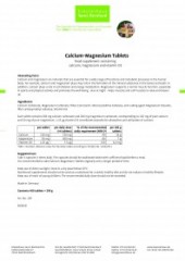 Krauterhaus Sanct Bernhardt Calcium-Magnesium Tablets, 400 таблеток