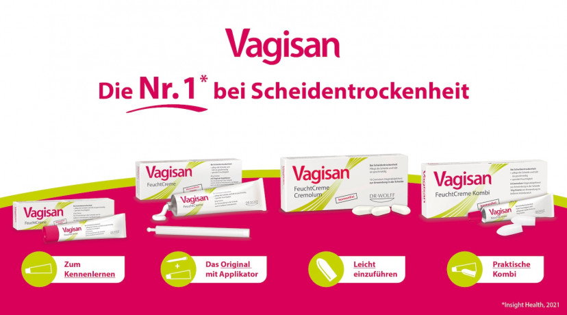 Vagisan FeuchtCreme Kombi 8 Ovula+10 g Creme  MoistCream Combi 8 яйцеклеток + 10 г сливок