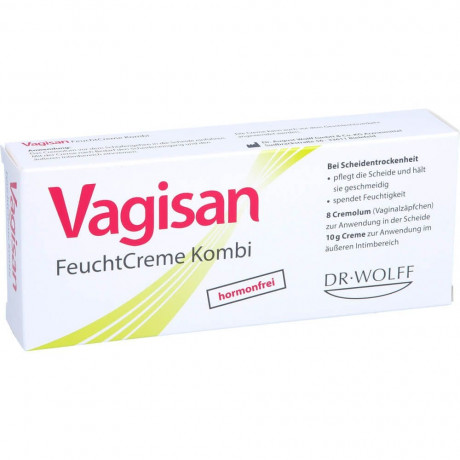 Vagisan FeuchtCreme Kombi 8 Ovula+10 g Creme  MoistCream Combi 8 яйцеклеток + 10 г сливок