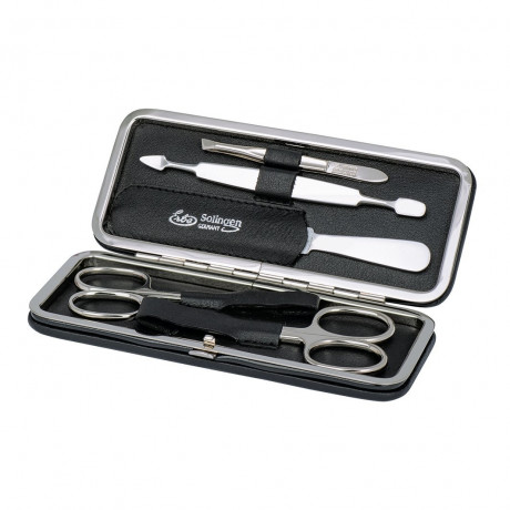 ERBE Manikure Set Bugel-Etui Serie quot;Sienaquot;, schwarz, 5-tlg.  Маникюрный набор бантик-футляр серии &quot;Сиена&quot;, черный, 5 шт.