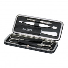 ERBE Manikure Set Bugel-Etui Serie quot;Sienaquot;, schwarz, 5-tlg.  Маникюрный набор бантик-футляр серии &amp;quot;Сиена&amp;quot;, черный, 5 шт.