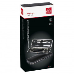 ERBE Manikure Set Bugel-Etui Serie quot;Sienaquot;, schwarz, 5-tlg.  Маникюрный набор бантик-футляр серии &amp;quot;Сиена&amp;quot;, черный, 5 шт.
