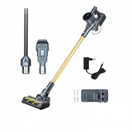 Genius Genius Akku-Stielstaubsauger INVICTUS X8 PRO Akkustaubsauger Set 12-tlg. Handstaubsauger, beutellos HEPA Filter, 400 Watt Wechselbarer Akku Беспроводной пылесос Genius INVICTUS X8 PRO Беспроводной пылесос, набор из 12 предметов. Ручной пылесос, HE