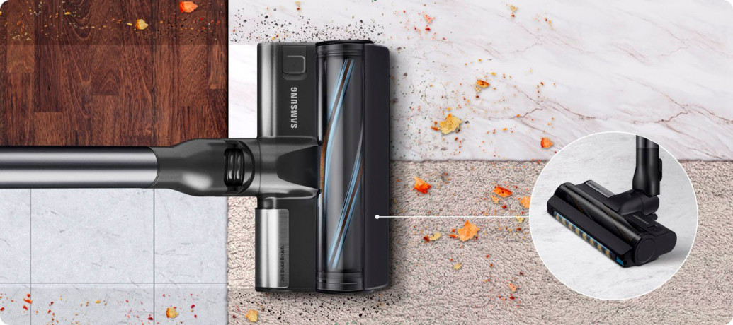 Samsung Samsung Akku-Bodenstaubsauger BESPOKE Jet complete extra VS20A95943N/WA, grun, 580 W, beutellos  Беспроводной пылесос Samsung с контейнером BESPOKE Jet Complete Extra VS20A95943N/WA, зеленый, 580 Вт, без мешка