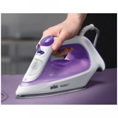 Braun Braun Dampfbugeleisen SI 1080 VI TexStyle 1 Dampfbugeleisen violett, 2000 W  Паровой утюг Braun SI 1080 VI TexStyle 1 — паровой утюг — фиолетовый, 2000 Вт