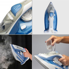 TZS FIRST AUSTRIA TZS FIRST AUSTRIA Dampfbugeleisen Dampfbugeleisen, verstellbare Dampfstarke  vertikaler Dampfstoss, 2600 W, 450 ml Wassertank, inkl. Wasserbehalter, in Weiss/Grau/Blau, 2600 W  TZS FIRST AUSTRIA паровой утюг паровой утюг, регулируемая мо