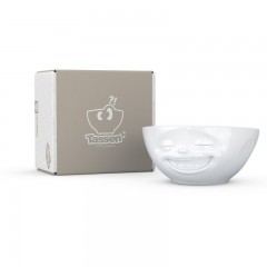 Fiftyeight Products TV Tassen Schale klein weiss lachend 0,35 L Миска для телевизора маленькая белая улыбающаяся 0,35 л