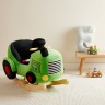bieco Schaukelpferd Plusch Traktor Schaukeltier 60 cm Baby Wippe Holz Spielzeug ab 9 M Schaukeltiere Лошадка-качалка Плюшевый трактор Животное-качалка 60 см Детская качалка Деревянная игрушка от 9 м Животные-качалки