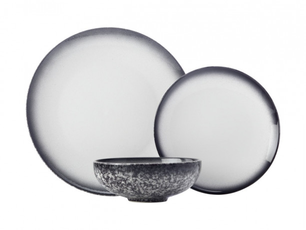 Maxwell & Williams Maxwell & Williams Dinner-Set 12-tlg. CAVIAR GRANITE granit Обеденный сервиз Maxwell & Williams, 12 предметов. ИКРА ГРАНИТ