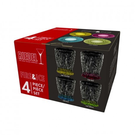 Riedel Riedel Tumbler Kollektion Fire & Ice Whisky Glas Set 4-tlg. h: 98 mm / 295 ml Набор стаканов для виски Riedel Tumbler Collection Fire &amp; Ice, 4 шт. высота: 98 мм / 295 мл