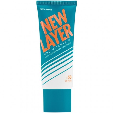 NEW LAYER High Performance Face & Travel Pro Vitamin D Sunscreen SPF 50+  Высокоэффективный солнцезащитный крем Face &amp; Travel Pro с витамином D SPF 50+