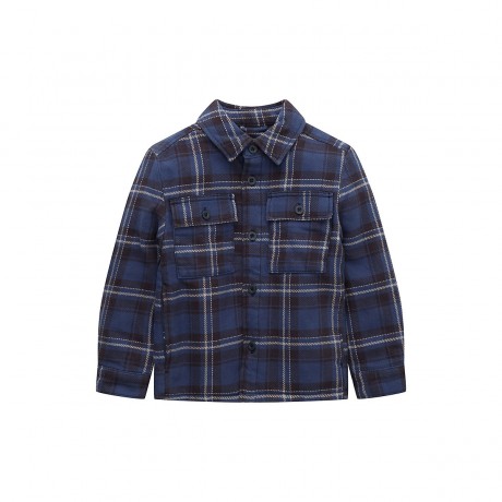 TOM TAILOR Jacken Hemdjacke mit Karomuster Ubergangsjacken Жакеты Жакет-рубашка в клетку Демисезонные жакеты