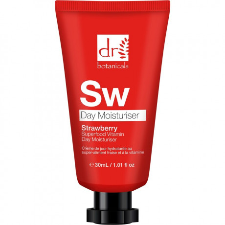 Dr Botanicals Strawberry Superfood Day Moisturiser  Дневной увлажняющий крем с клубникой Superfood