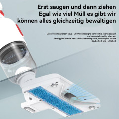DOPWii DOPWii Akku-Handstaubsauger 40W Bodenstaubsauger,6000Pa 2 in 1 Stielstaubsauger Mit 3 Saugkopfe, beutellos Schwarz Беспроводной ручной пылесос DOPWii Пылесос для пола мощностью 40 Вт, 6000 Па Пылесос 2 в 1 с 3 всасывающими насадками, без мешка