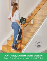 Vactidy Vactidy Akku-Hand-und Stielstaubsauger, 200,00 W, Beutellos, Blitz V8 Kabelloser Staubsauger mit abnehmbarem Akku, 22KPa Saugkraft  Беспроводной ручной пылесос Vactidy, 200,00 Вт, без мешка, беспроводной пылесос Blitz V8 со съемным аккумулятором, 