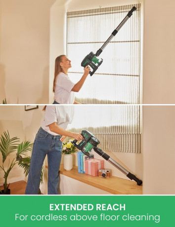 Vactidy Vactidy Akku-Hand-und Stielstaubsauger, 200,00 W, Beutellos, Blitz V8 Kabelloser Staubsauger mit abnehmbarem Akku, 22KPa Saugkraft Беспроводной ручной пылесос Vactidy, 200,00 Вт, без мешка, беспроводной пылесос Blitz V8 со съемным аккумулятором,