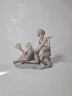 Lladro Винтажные статуэтки "Мальчик с дудочкой" и "Девушка с вазой", 2шт х 15см х 16см, Германия, 1960-70гг.