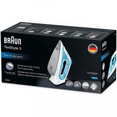 Braun Braun Dampfbugeleisen SI 3053 BL TexStyle 3 Dampfbugeleisen, 2400 W  Паровой утюг Braun SI 3053 BL TexStyle 3, 2400 Вт