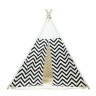 Arkmiido® Kinderzelt Tipi klappbares Spielzelt Детская палатка вигвам складная игровая палатка