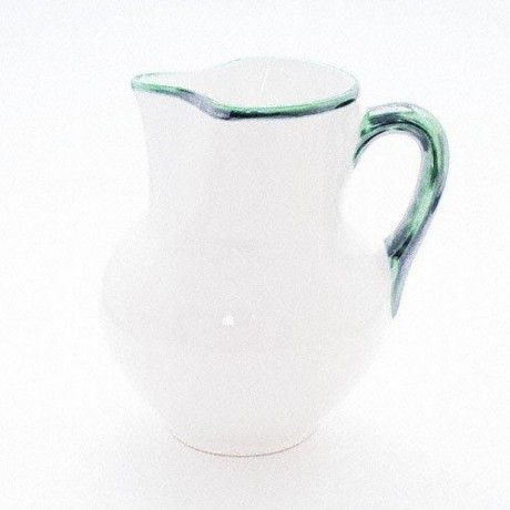 Gmundner Keramik Gmundner Keramik Gruner Rand Krug Wiener Form 1 l Кувшин Gmundner Ceramics с зеленым ободком, венская форма, 1 л