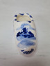 Delft Blue Holland Башмачок с синим декором, ручная роспись, дельфтский фарфор, 7 x 3 см, Голландия, 1960-70гг.
