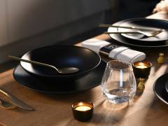Creatable Creatable Tafelservice 12-tlg SOFT TOUCH schwarz Созданный обеденный сервиз SOFT TOUCH из 12 предметов