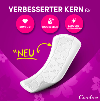 Carefree Slipeinlage Plus Large mit Frischeduf, Прокладки ежедневные Large Plus Fresh с ароматом свежести, 48 шт, 24 упаковки (1152 шт)