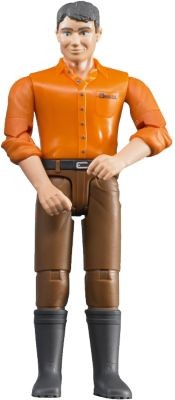 Bruder BRUDER 60007 bworld Mann helle Haut braune Hose BRUDER 60007 bworld мужские светло-коричневые штаны