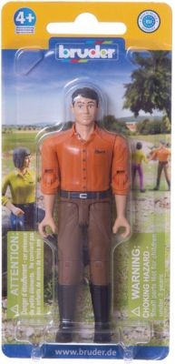 Bruder BRUDER 60007 bworld Mann helle Haut braune Hose BRUDER 60007 bworld мужские светло-коричневые штаны