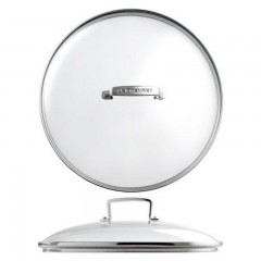 Le Creuset Le Creuset 'Zubehor Aluminium-Antihaft-Pfannen' Glasdeckel fur Aluminium-Antihaft Pfanne 30 cm Le Creuset &quot;Аксессуары для алюминиевых сковородок с антипригарным покрытием&quot; Стеклянная крышка для алюминиевой сковороды с антипригарным покрытием 30