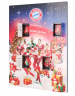 FC Bayern Schoko Adventskalender 180g, Адвент-календарь 2025 ФК Бавария, 24 сладких сюрприза, 43см х 31см, 180 грамм