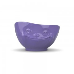 Fiftyeight Products TV Tassen Schale lila grinsend 0,5 L Миска для телевизора фиолетовая ухмылка 0,5 л