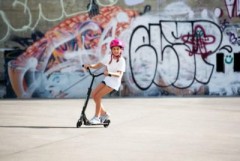 micro Scooter sprite deluxe schwarz Скутер спрайт делюкс черный
