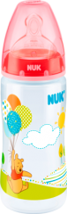 Nuk PP Winnie Силиконовая  Бутылочка для Кормления с Силиконовой Насадкой и Винни Пухом 300ml, 1 шт