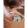 PLANTOYS Active Play Hase auf Radern blau Schiebespielzeug Кролик на колесах Active Play