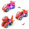 Vicabo Dinosaurier Transforming Spielzeug Auto Transform Dino Spielzeugauto mit Licht und Musik Spielzeugautos fur Kinder Игрушечная машинка-трансформер динозавров Игрушечная машинка-трансформер динозавра со светом и музыкой