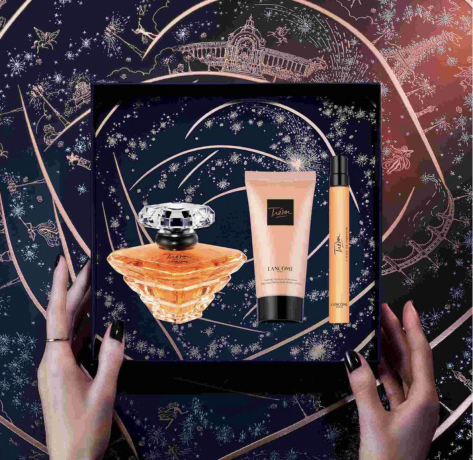 LANCOME LA NUIT TRESOR GESCHENKSET Подарочный набор TRESOR, ограниченный выпуск 2024 года: парфюмерная вода 50мл + 10мл, лосьон 50мл