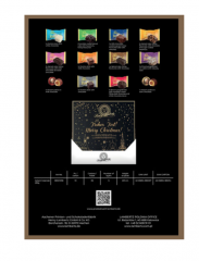 LambertZ Merry Christmas Advent Calendar 290g, Адвент-календарь 2025 Lambertz Ассорти пряников, 37 см х 37 см, 290 грамм