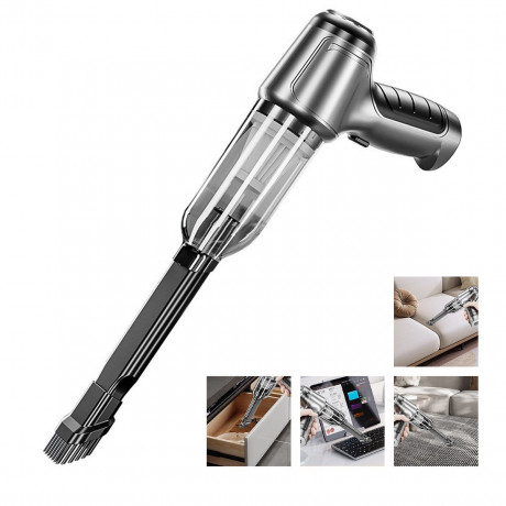 DOPWii DOPWii Akku-Handstaubsauger Akku-Staubsauger, abnehmbar, 120 W, ergonomischer Griff (silbergrau)  Беспроводной ручной пылесос DOPWii Беспроводной пылесос со съемной эргономичной ручкой мощностью 120 Вт (серебристо-серый)