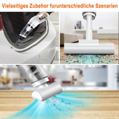 REDOM REDOM Akku-Handstaubsauger Handstaubsauger Autostaubsauger Staubsauger Bodenstaubsauger Kabellos, 120,00 W, Beutellos, 4 in 1 Multifunktion 11000Pa Mit 2000mA-Akku Wohnungen Auto  Беспроводной ручной пылесос REDOM, ручной пылесос, автомобильный пыле