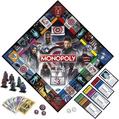 Hasbro Marvel Monopoly The Falcon and the Winter Soldier Монополия Marvel Сокол и Зимний Солдат